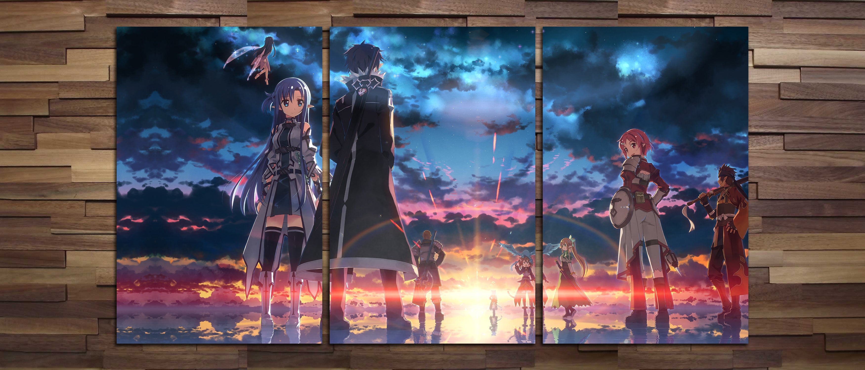 Sword Art Online Key Art poster set of 3 print